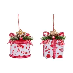 5" Gingerbread Gift Box Ornament