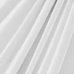 1 Yard Stretch Velvet Fabric Soft Medium Weight Sheen 4-Way Stretch 58/60" Width White