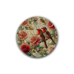 Rosy Companions Coasters - 4pk