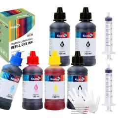 6-Color 100ml Ink Cartridge Refill Kit for Canon PG243/245/275 & CL244/246/276 XL PIXMA