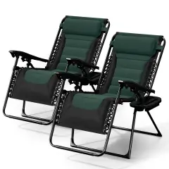 Nestl Outdoor Padded Zero Gravity Chair
