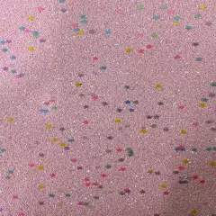 1 Yard Iridescent Stardust Glitter Vinyl Fabric For Crafts Bags Wallpaper Fashion Decor 54&rdquo; Width Dusty Pink