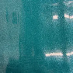 1 Yard Sparkle Glitter Faux Vinyl Fabric Shiny Upholstery Automotive Craft Material 54" Width Dark Turquoise Blue