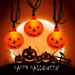 8.5FT Halloween Pumpkin String Lights