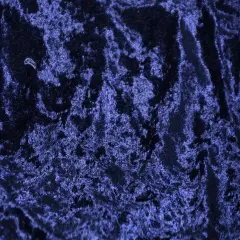 1 Yard Panne Crushed Stretch Velvet Fabric for Costumes Dresses Crafts Backdrops Sewing 60 Inches Width Navy Blue