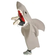 Boys Shark Attack Costume with Moving Legs and Realistic Teeth