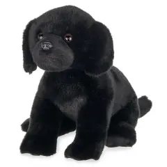Bearington Collection Lil' Jet The Labrador Retriever, 8 Inch Black Lab Stuffed Animal, For Ages 3-14