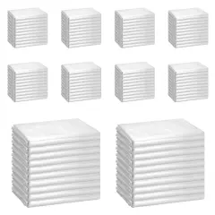 200 Pack Disposable Salon Aprons for Hair Stylist, Barber Shop, Artists, Groomers, One Size Clear Plastic Smocks (45.3 x 27.5 In)