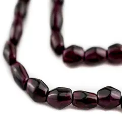 The Bead Chest Bicone Garnet Beads (5-7mm)