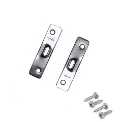 Framer Supply 2 Hole Heavy Duty Super Steel Picture Hangers & #4 1/2" Pan Head Philips Screws, Bulk Pack