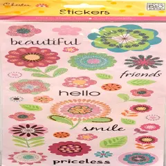 Me & My Big Ideas Poppy Glitter Stickers