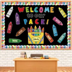 87Pcs Classroom Bulletin Board Decorations Set