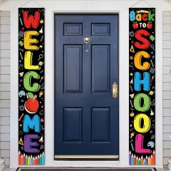 Welcome Back To School Banner Back To School Decorations