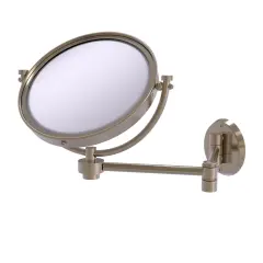 8 Inch Wall Mounted Extending Make-Up Mirror 5X Magnification - Wm-6/5X-Pew