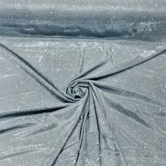 1 Yard Glitter Metallic Lame Knitted Stretch Fabric for Costumes Dancewear Apparel 57/58 Inch Wide Grey