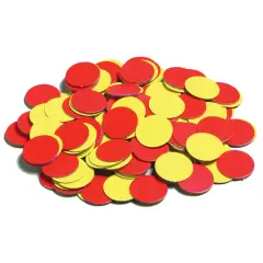 Two-Color Counters - Plastic - Magnetic - Set of 200