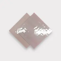 White Violet Prisma COE 96 Fusible Glass Sheets / Mosaic Squares - 2 Pack