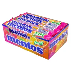 Pvm Mentos Roll Mixed Fruit 15Ct