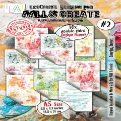 AALL And Create Double-Sided Cardstock A5-Sunrise, Sunset