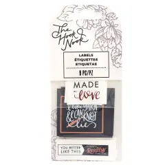 The Hook Nook Sew-On Project Labels-Cloth 9/Pkg