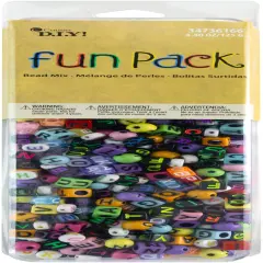 CousinDIY Alphabet Bead Mix-Neon