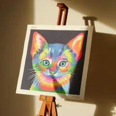 Colorful Kitten