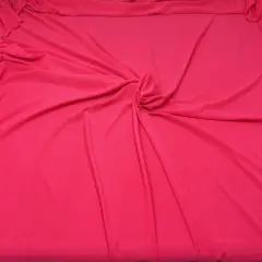 1 Yard Soft ITY Knit Solid Fabric Smooth Stretchy Material for Stylish Draped Clothing 60 Inch Width Neon Fuchsia