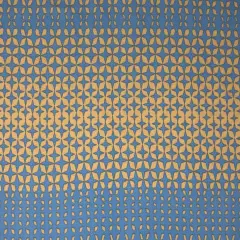 1 Yard Liverpool Knit Geometric Print Fabric For Dresses Tops Skirts Apparel Projects 58/60" Wide Light Blue/Beige
