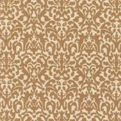 Toast - BeigeTaupe,brown Damask Upholstery Fabric 54 Inches"