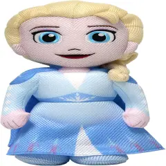 Aqua Pals Disney Classic Elsa Plush Water Toy for Kids Ages 2+, Fast-Drying Waterproof Plush Doll Toy for Pool and Bathtub, Medium, Blue/White, 16"