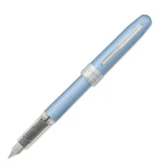 Platinum Plaisir Fountain Pen - Frosty Blue, Fine