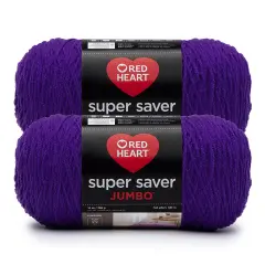 Red Heart Super Saver Yarn 12 Pack-Amethyst