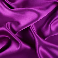 1 Yard Sparkling Purple Silk Crepe Back Satin Soft Smooth Luxurious Elegant Premium Fabric 44 inch Width