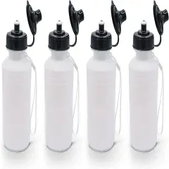 4E's Novelty Bulk Water Bottles 4-Pack 18oz &ndash; BPA-Free, Reusable Plastic Water Bottle for Kids & Adults!