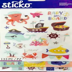 Sticko Baby On Board Flip Pack Stickers