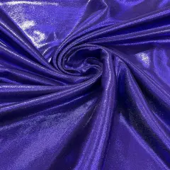 1 Yard Foggy Foil Shimmer Nylon Spandex Fabric 4 Way Stretch Reflective Lightweight 58-60 inches width Dark Purple