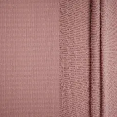 1 Yard Textured Bubble Jersey Crepe Knit Fabric 59 Inch Wide Soft Stretch Drapey Material for Stylish Tops & DIY Sewing ROSE LT