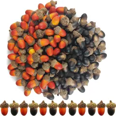 160PCS Artificial Acorns Home Vase Filler Decor