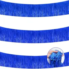 3 Packs Metallic Foil Fringe Garland