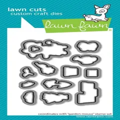 Lawn Cuts Custom Craft Die-Garden Mouse