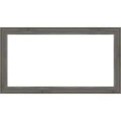 Regis Barnwood Narrow Framed Dry Erase Magnetic Board Grey
