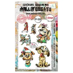 AALL And Create A6 Photopolymer Clear Stamp Set-Snuggle Spark