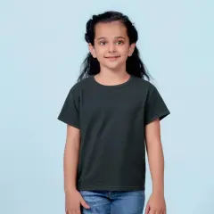 Gildan&reg; Heavy Cotton Youth Crewneck Short Sleeve T-Shirt - 5000B Dark heather