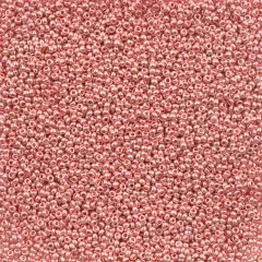 John Bead 11/0 Metallic Finish Czech Glass Seed Beads, 250g Pink