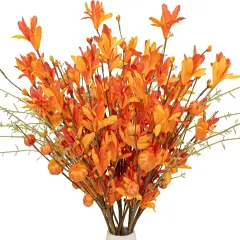 Artificial Fall Flowers 12 Pack Fall Floral Picks