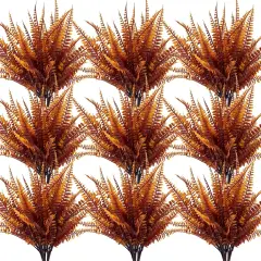 12 Bundles Artificial Fall Flowers for Outdoors Fall Decorations