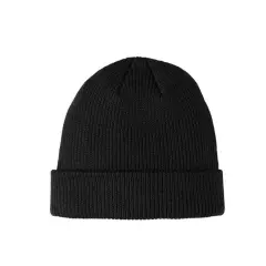Port Authority&reg; Cozy Cuffed Beanie, 100% Acrylic Beanie with Shaping Darts and Adjustable Cuff Deep Black