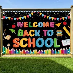 72 x 44 Inch Welcome Back to School Banner
