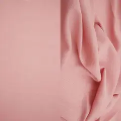 1 Yard Soft Rayon Crepon Fabric Solid Woven Textured Drapery Accent 50/51" Width ROSE LT