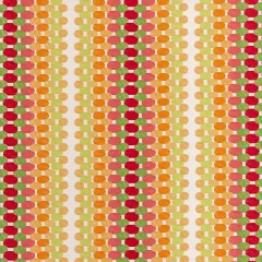 Citrus - Green,Orange & Rust,Red & Burgundy Abstract & Geometric Upholstery Fabric 54 Inches"